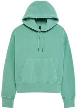 Felpa con cappuccio oversize Fox Wordmark da donna