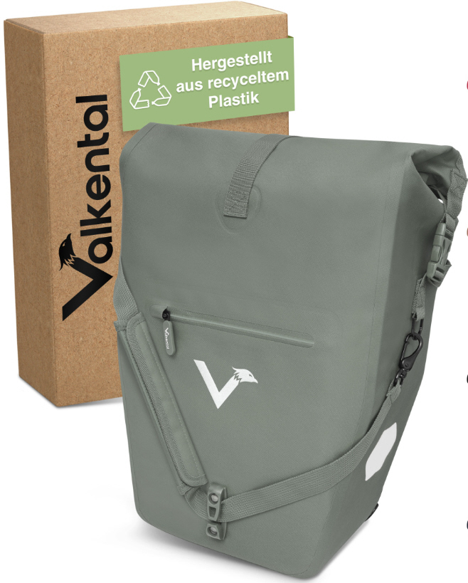 Borsa da portapacchi Valkental ValkOcean in TPU