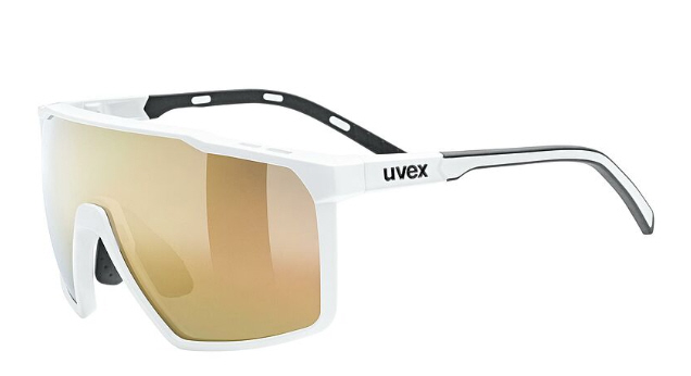 Uvex MTN Perform S Bianco opaco / Oro a specchio