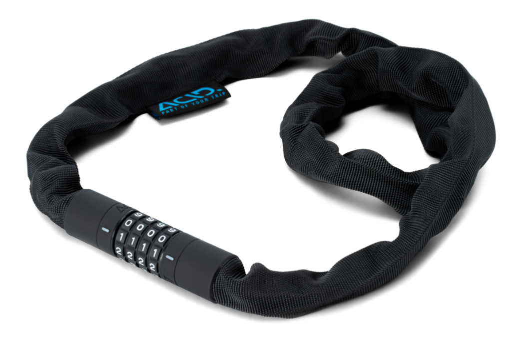 Lucchetto a combinazione ACID CORVID PRO C120 nero