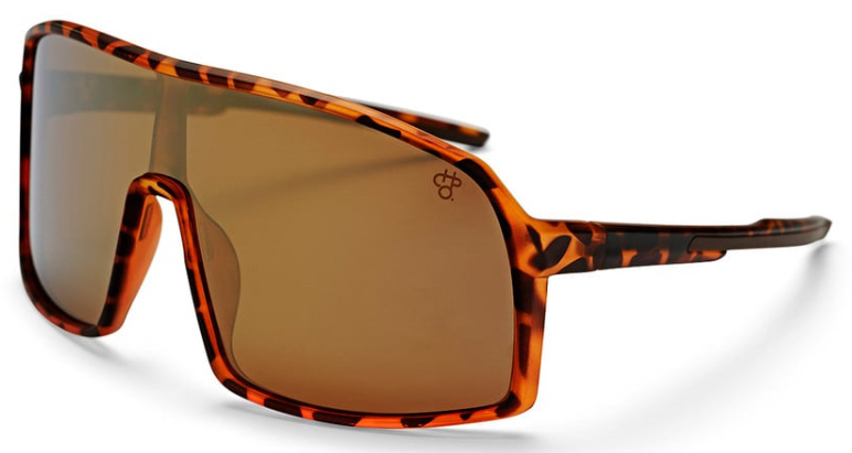 marrone tartaruga - oro specchiato