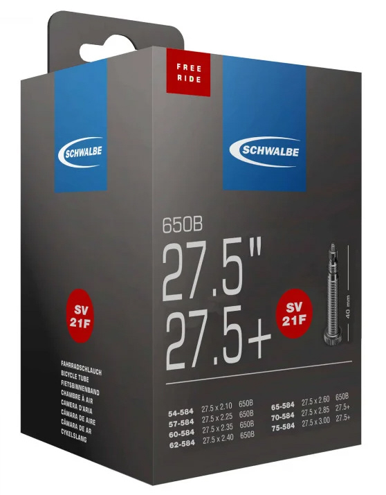 Camera Schwalbe  27,5" / 27,5"+ SV 21F Freeride