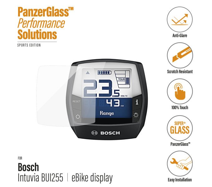 Protezione per lo schermo PanzerGlass per Bosch Intuvia BUI255