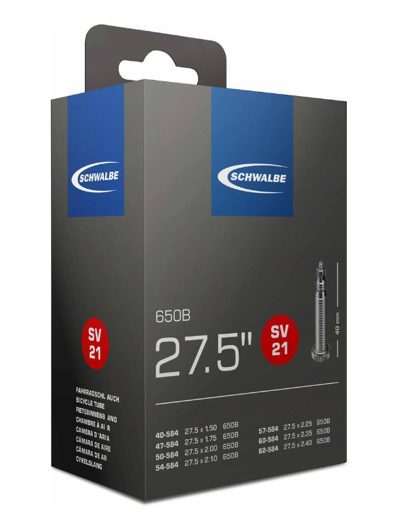 Camera Schwalbe 27,5" SV 21 con valvola da 40 mm