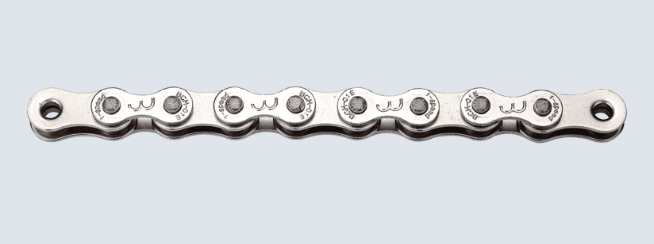 Catena per e-bike BBB E-Powerline BCH-01E Singlespeed argento, 136 maglie